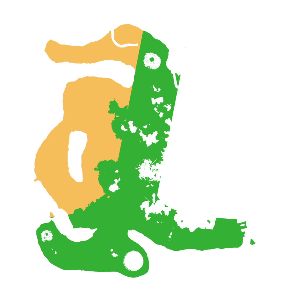 Biome Rust Map: Procedural Map, Size: 2700, Seed: 15645