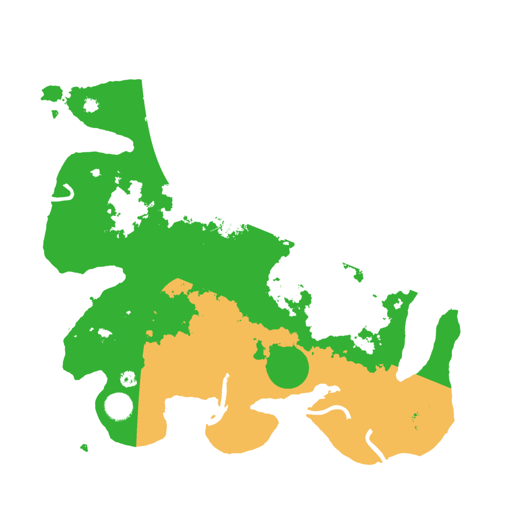 Biome Rust Map: Procedural Map, Size: 3200, Seed: 997872273