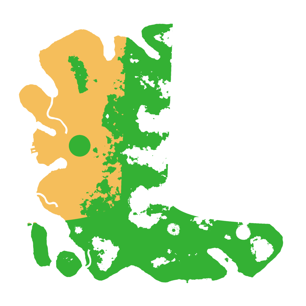 Biome Rust Map: Procedural Map, Size: 3750, Seed: 72284152