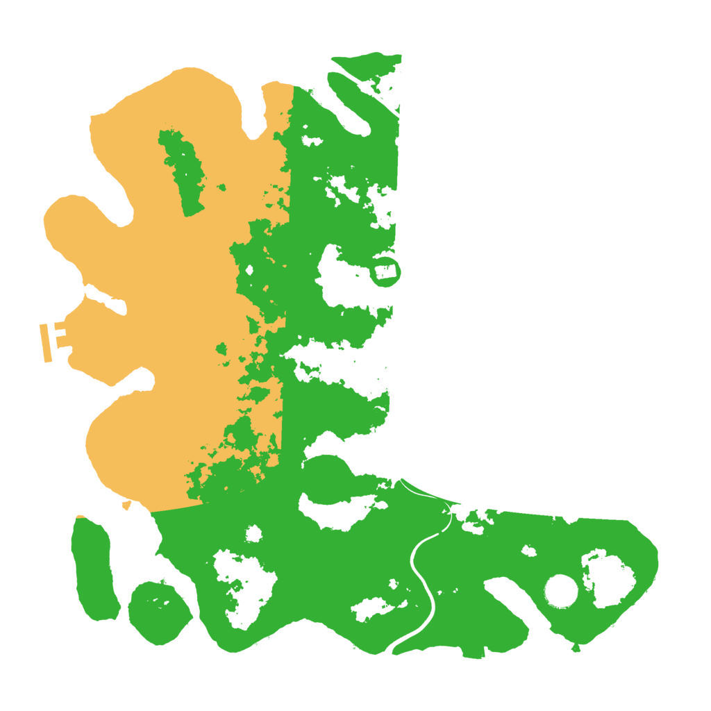 Biome Rust Map: Procedural Map, Size: 3750, Seed: 72284152