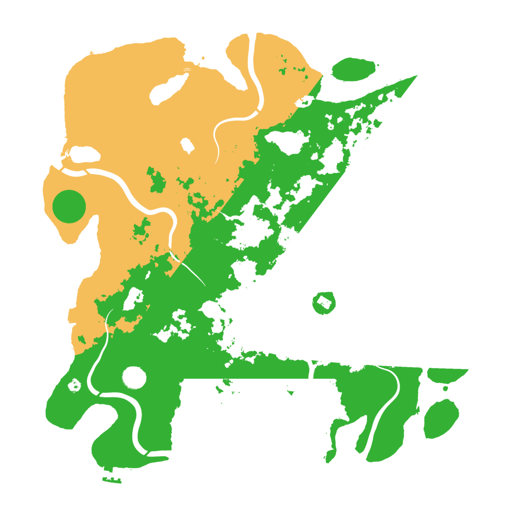 Biome Rust Map: Procedural Map, Size: 4000, Seed: 279566254