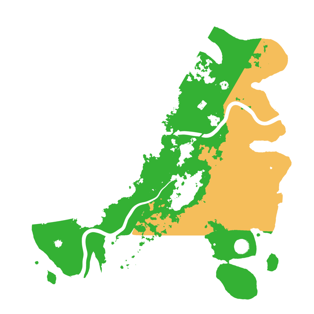 Biome Rust Map: Procedural Map, Size: 3700, Seed: 1683029695