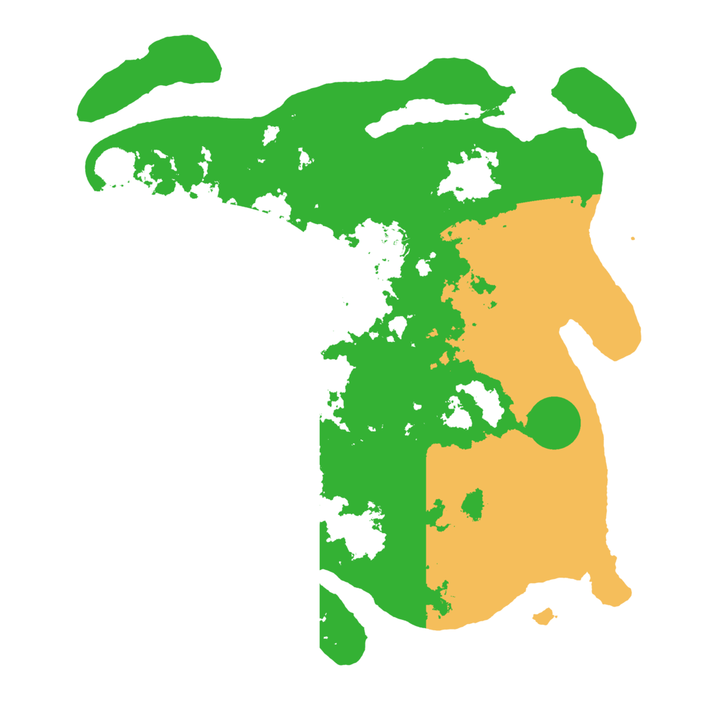 Biome Rust Map: Barren, Size: 3550, Seed: 290508