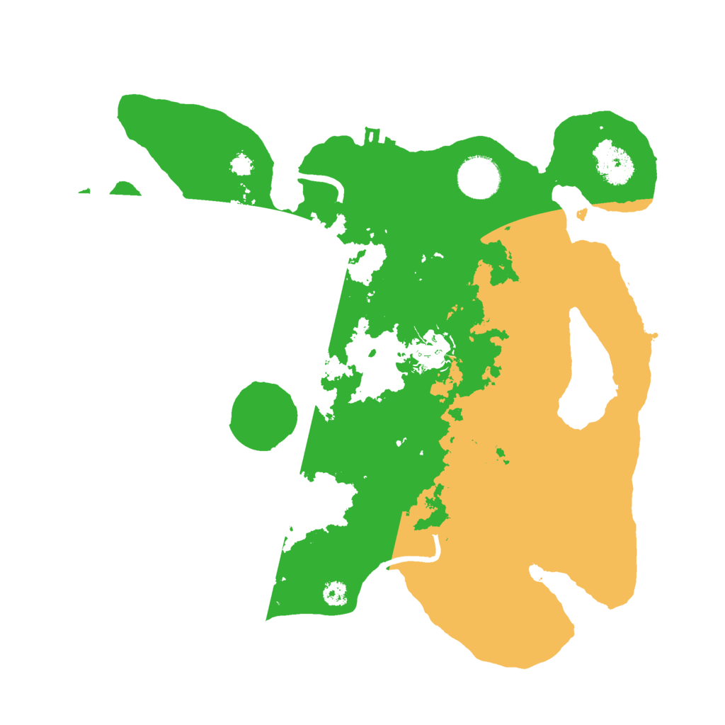 Biome Rust Map: Procedural Map, Size: 3000, Seed: 102307522