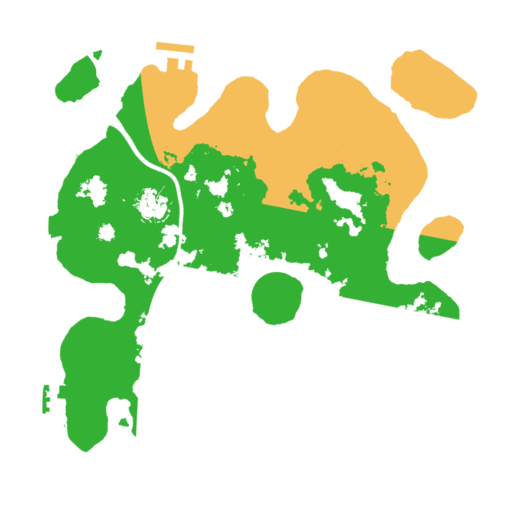 Biome Rust Map: Procedural Map, Size: 2700, Seed: 211411472