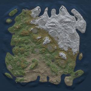 Thumbnail Rust Map: Procedural Map, Size: 4500, Seed: 7552887, 18 Monuments