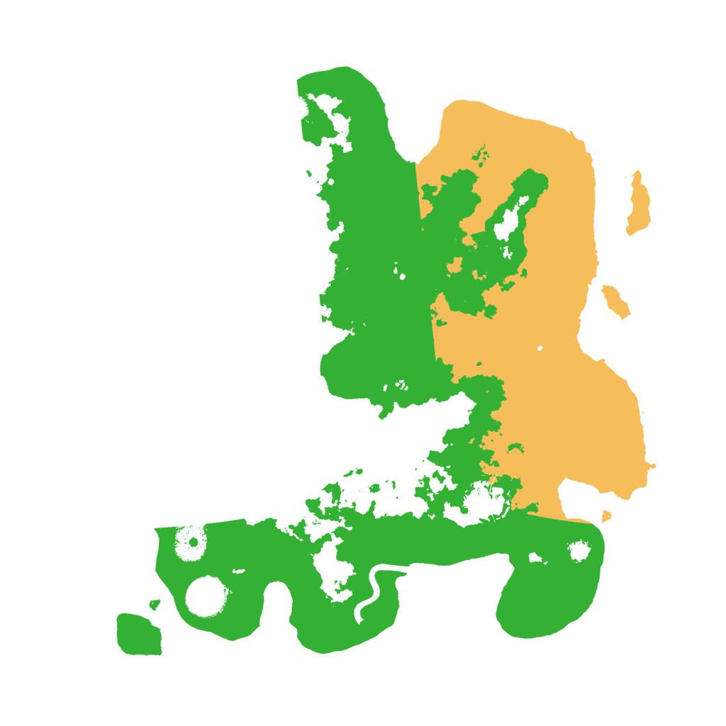 Biome Rust Map: Procedural Map, Size: 3200, Seed: 54874873