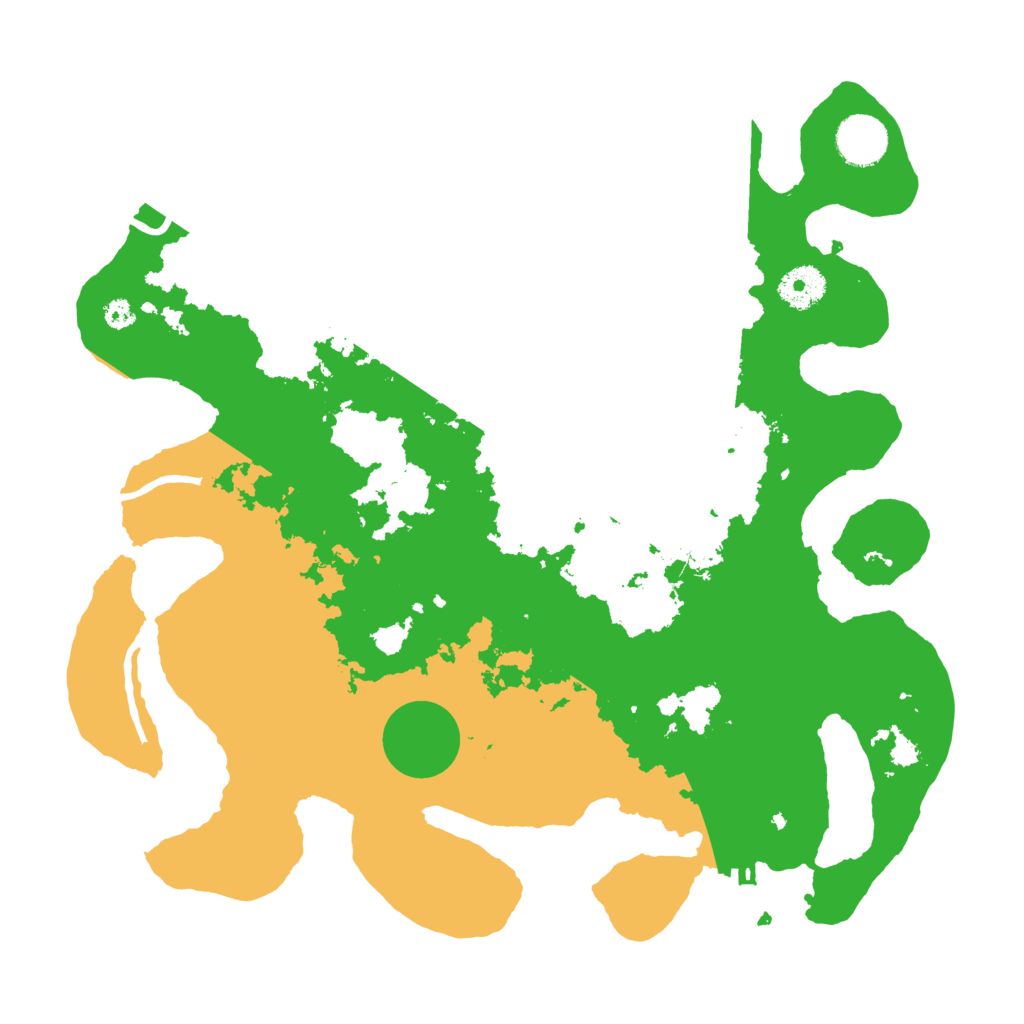 Biome Rust Map: Procedural Map, Size: 3500, Seed: 36415234