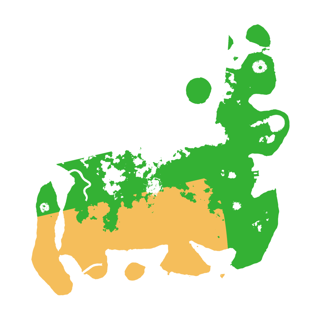 Biome Rust Map: Procedural Map, Size: 3500, Seed: 1528396069