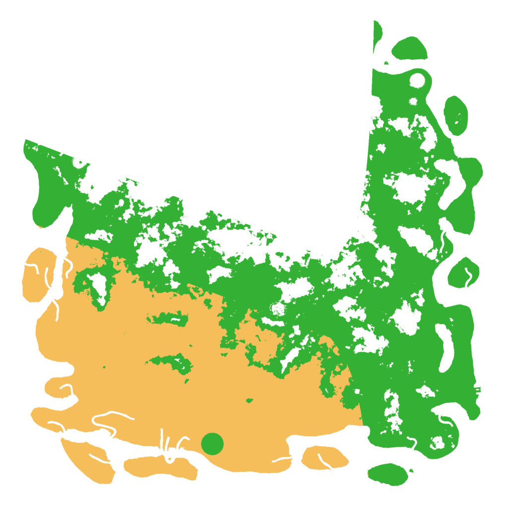 Biome Rust Map: Procedural Map, Size: 6000, Seed: 1426296027