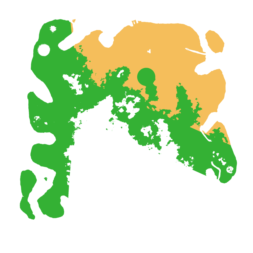 Biome Rust Map: Procedural Map, Size: 3700, Seed: 1547527480