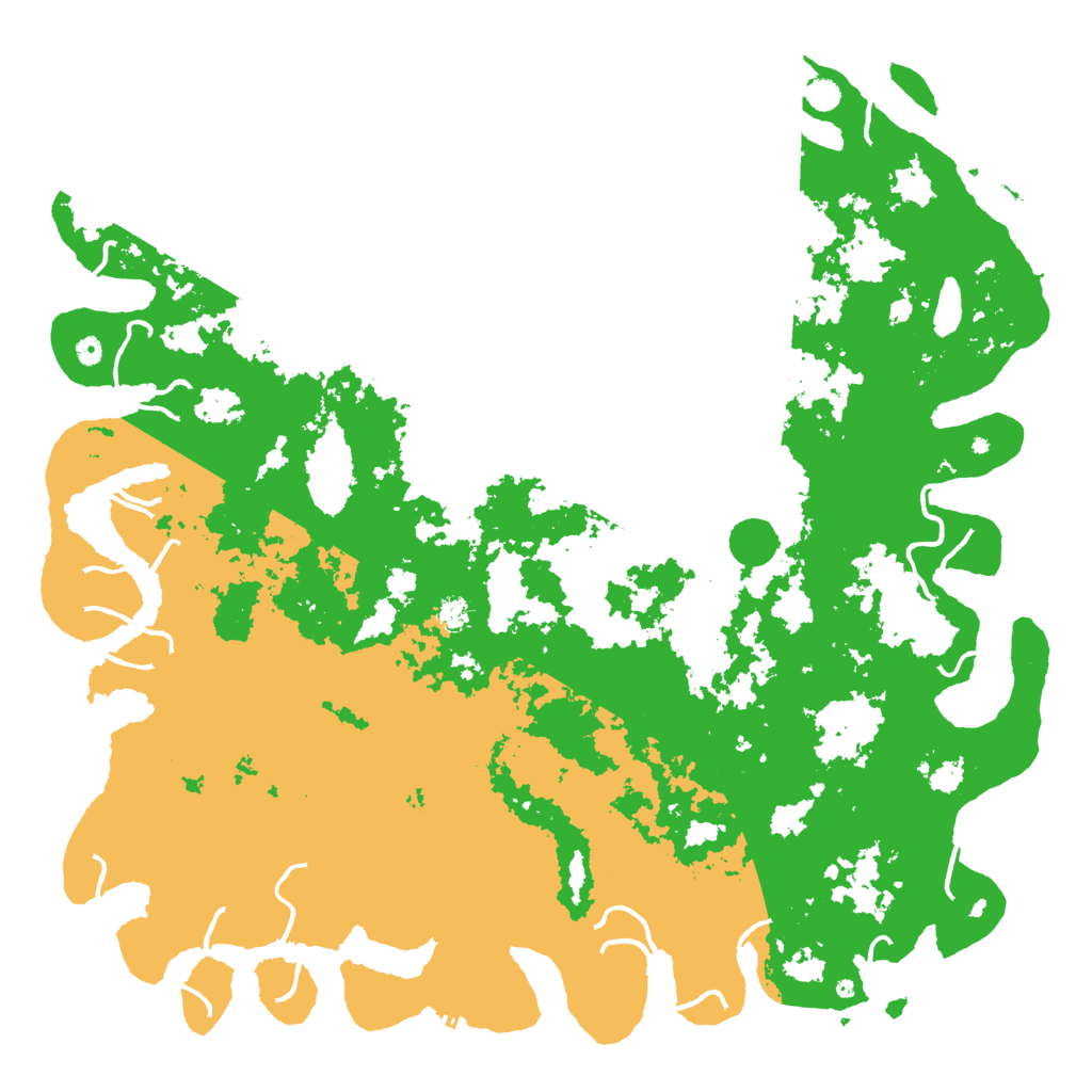 Biome Rust Map: Procedural Map, Size: 6000, Seed: 1885010643