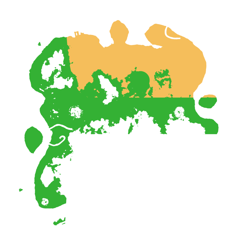 Biome Rust Map: Procedural Map, Size: 3500, Seed: 286550