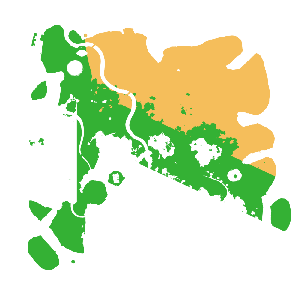 Biome Rust Map: Procedural Map, Size: 3500, Seed: 361738408