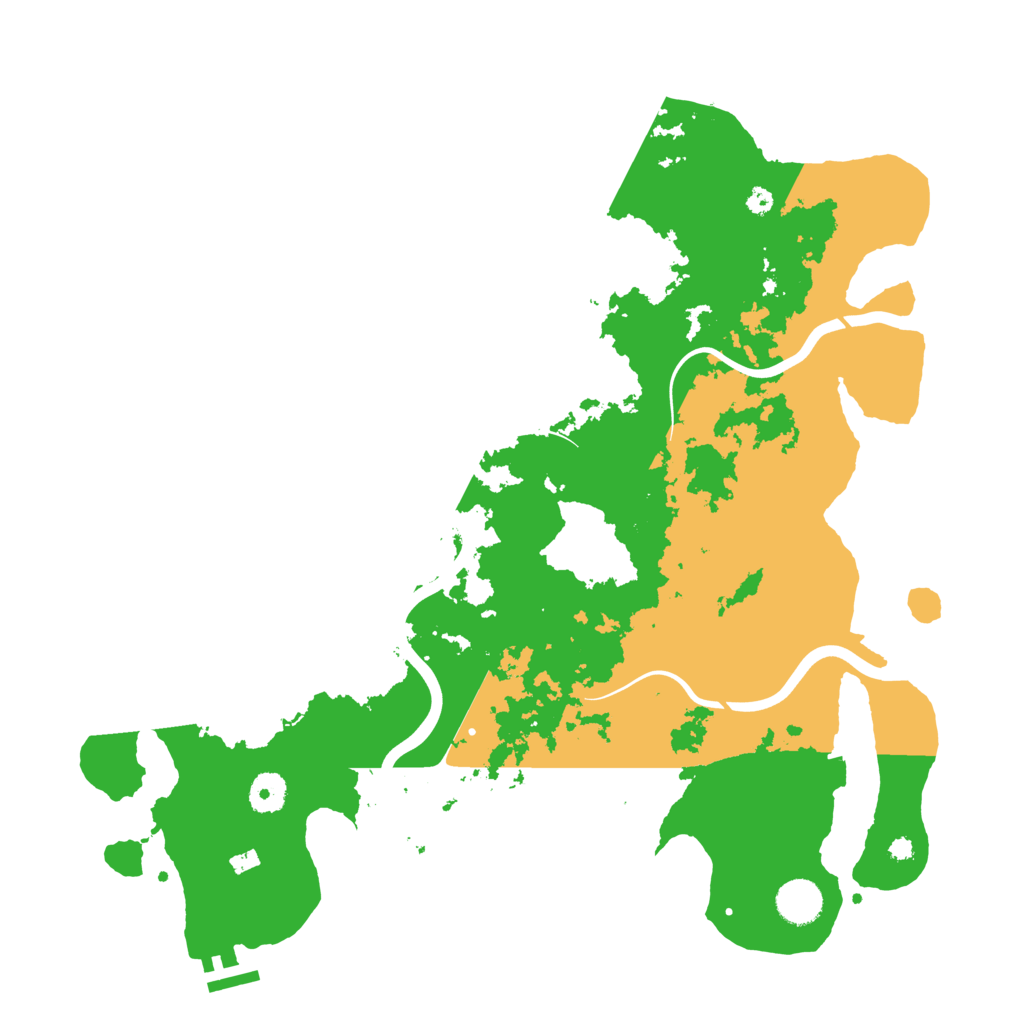 Biome Rust Map: Procedural Map, Size: 3950, Seed: 76698964