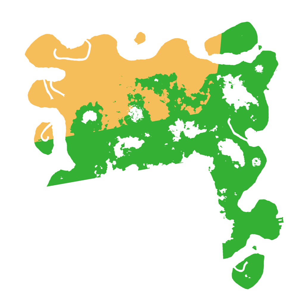 Biome Rust Map: Procedural Map, Size: 3500, Seed: 648021379