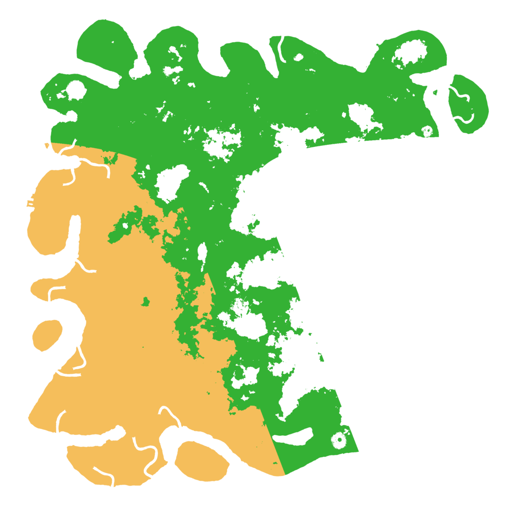 Biome Rust Map: Procedural Map, Size: 5000, Seed: 222023