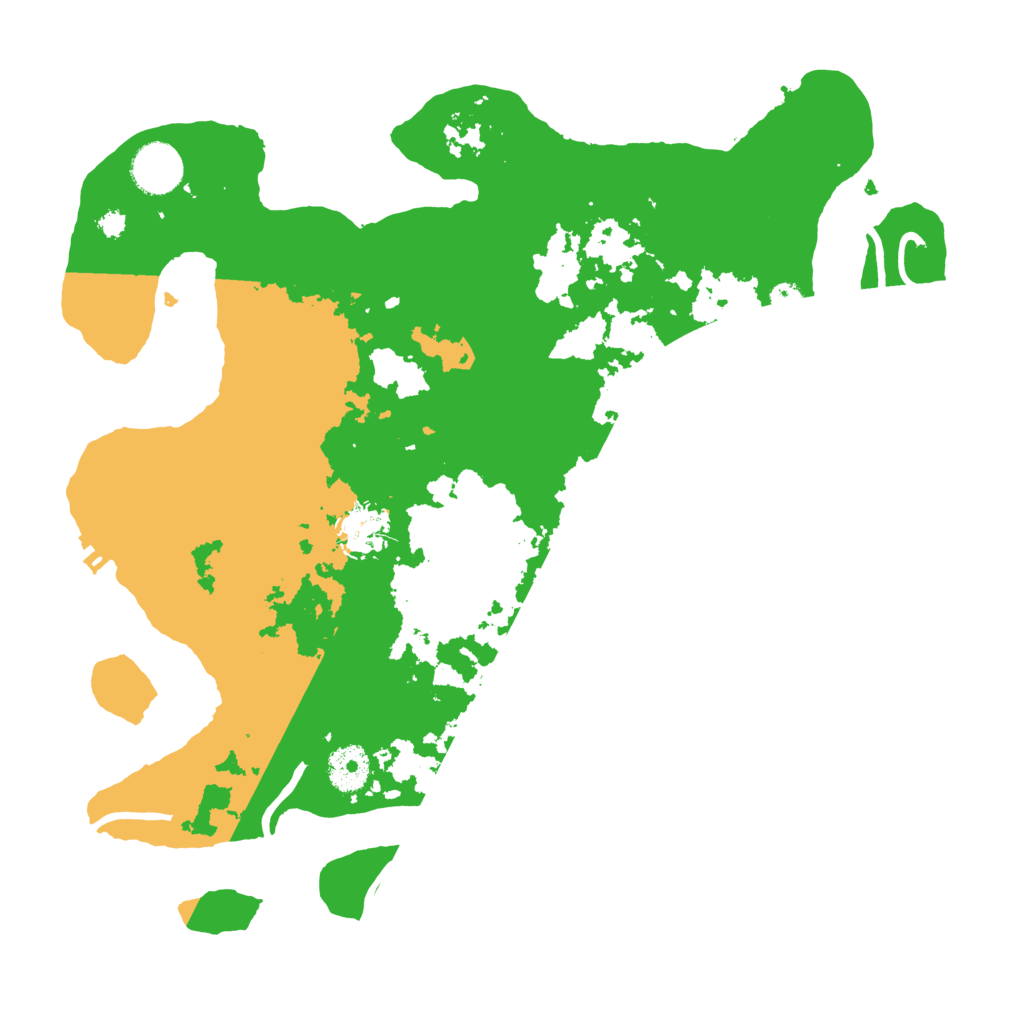 Biome Rust Map: Procedural Map, Size: 3500, Seed: 22222