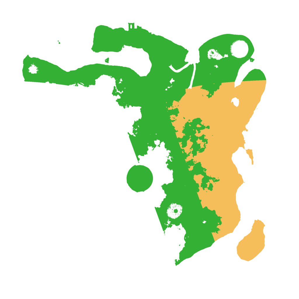 Biome Rust Map: Procedural Map, Size: 3000, Seed: 915050