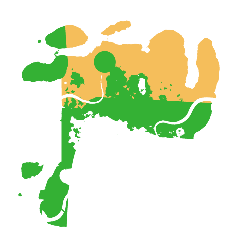 Biome Rust Map: Procedural Map, Size: 3000, Seed: 1760194909