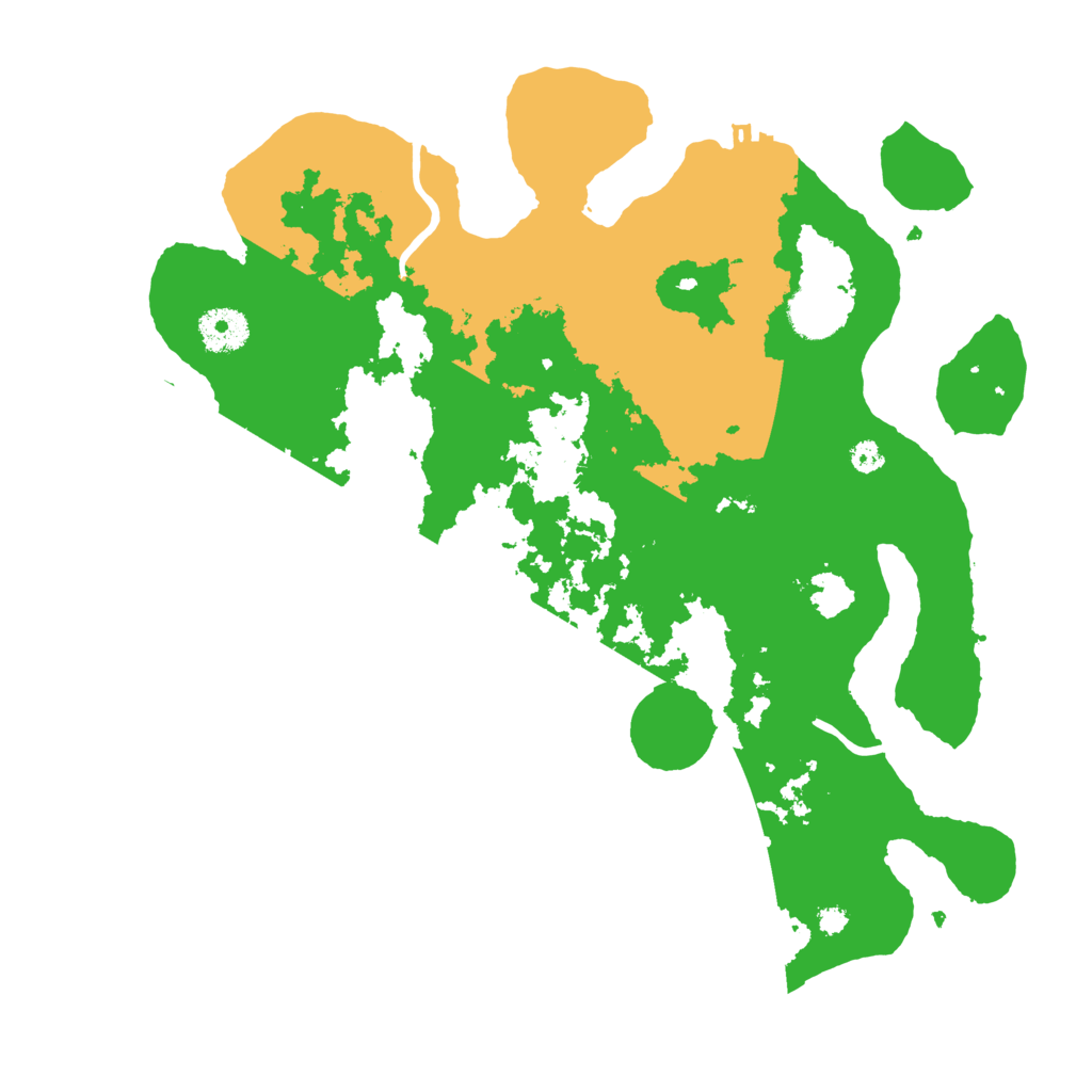 Biome Rust Map: Procedural Map, Size: 3500, Seed: 2676
