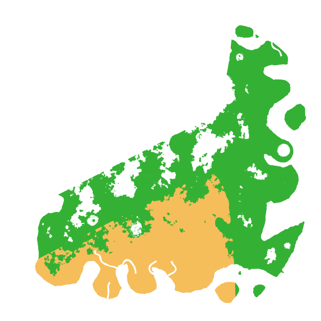 Biome Rust Map: Procedural Map, Size: 4500, Seed: 166771429