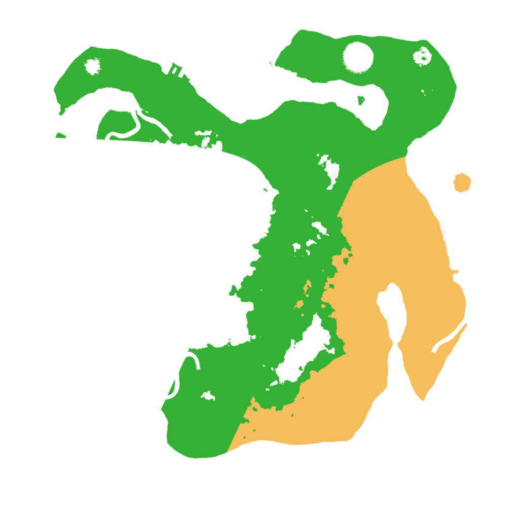 Biome Rust Map: Procedural Map, Size: 3000, Seed: 608492