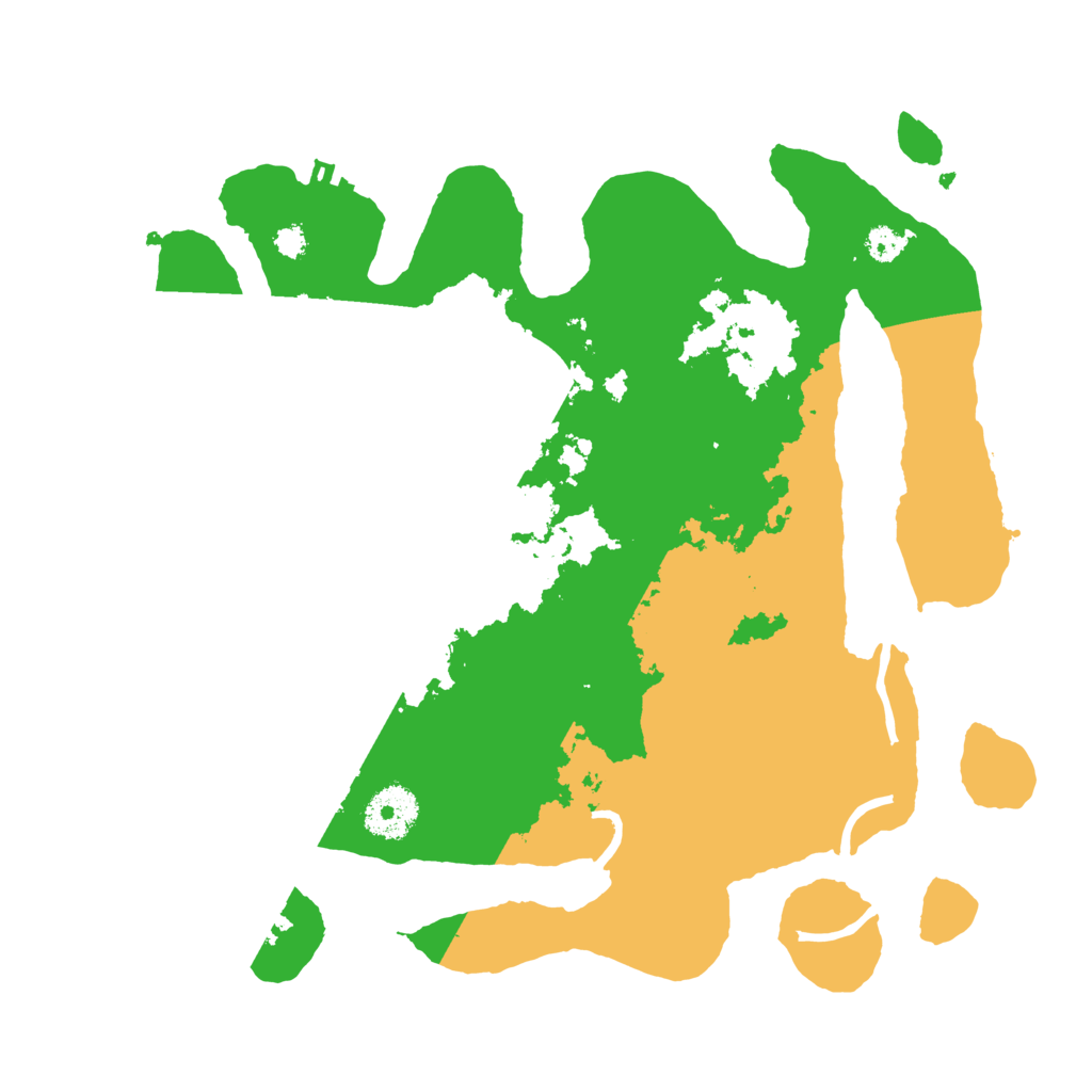 Biome Rust Map: Procedural Map, Size: 3164, Seed: 13339