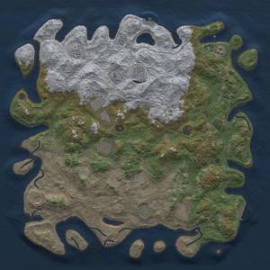 Thumbnail Rust Map: Procedural Map, Size: 4799, Seed: 414204190, 18 Monuments