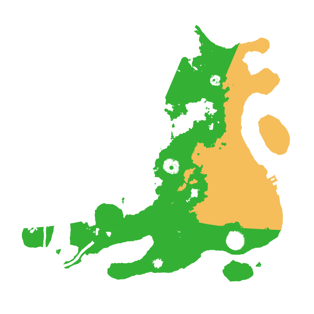 Biome Rust Map: Procedural Map, Size: 3000, Seed: 20223