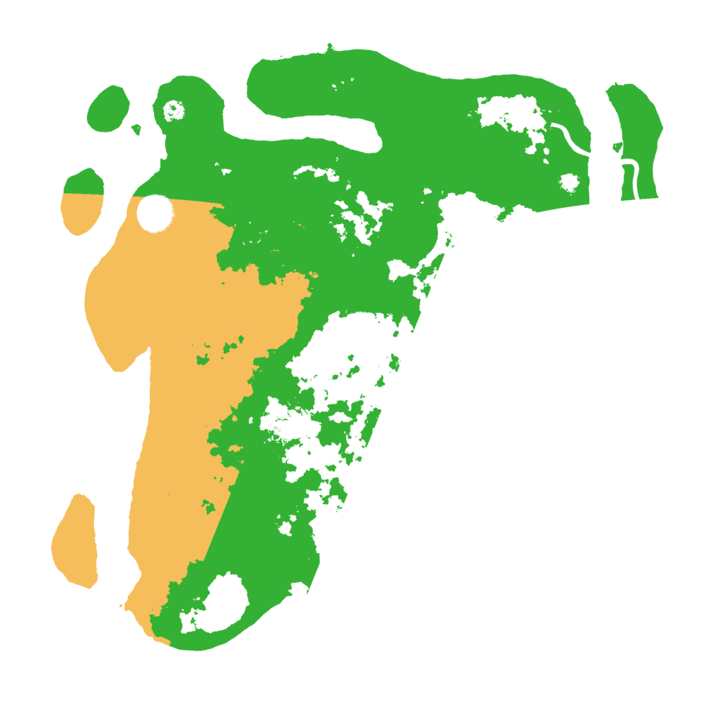 Biome Rust Map: Procedural Map, Size: 3500, Seed: 335428297