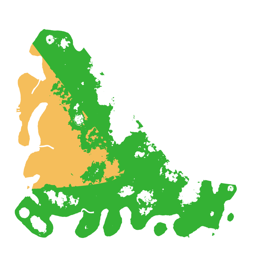 Biome Rust Map: Procedural Map, Size: 4500, Seed: 841647248
