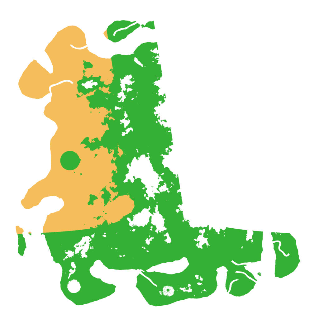 Biome Rust Map: Procedural Map, Size: 4350, Seed: 68