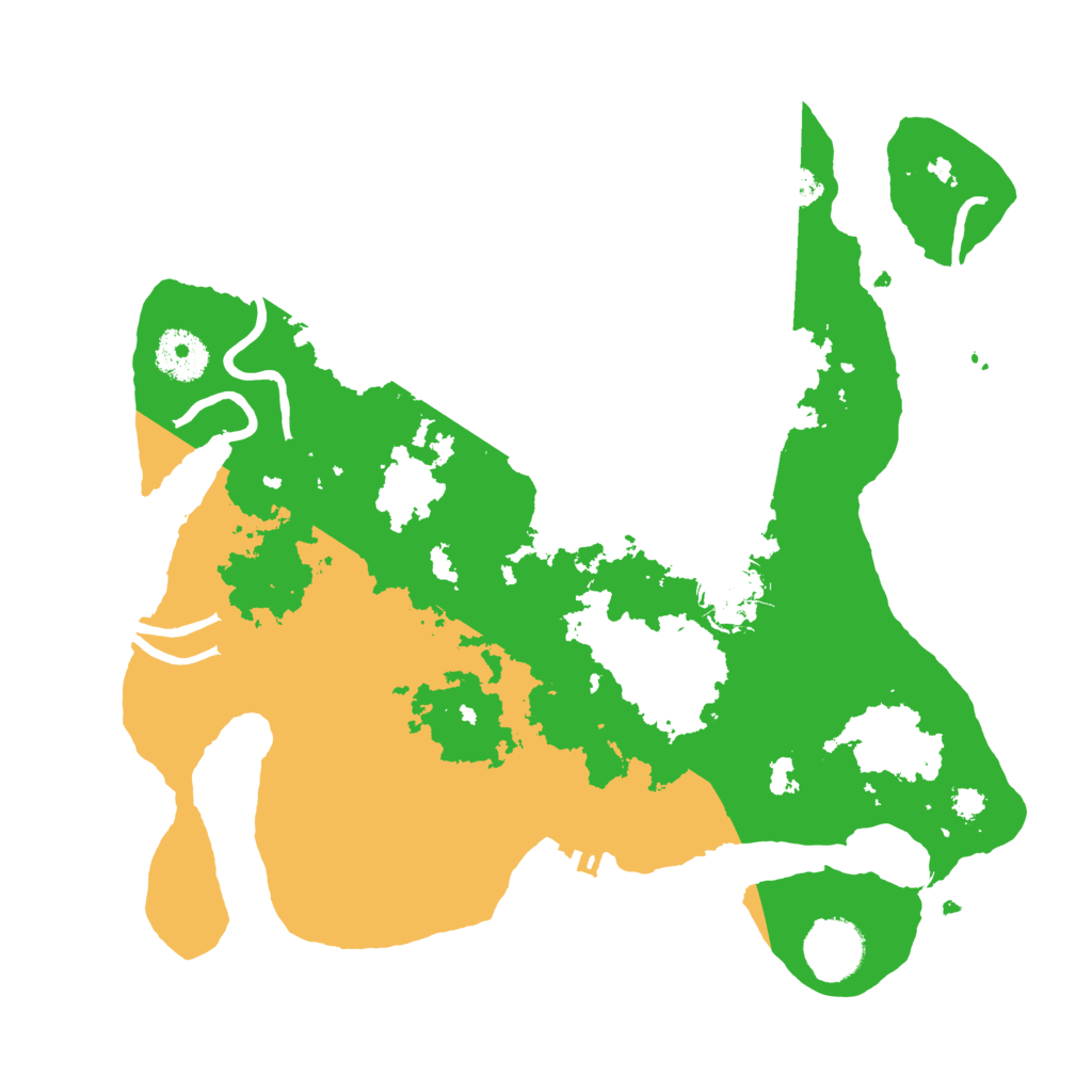Biome Rust Map: Procedural Map, Size: 3200, Seed: 17788