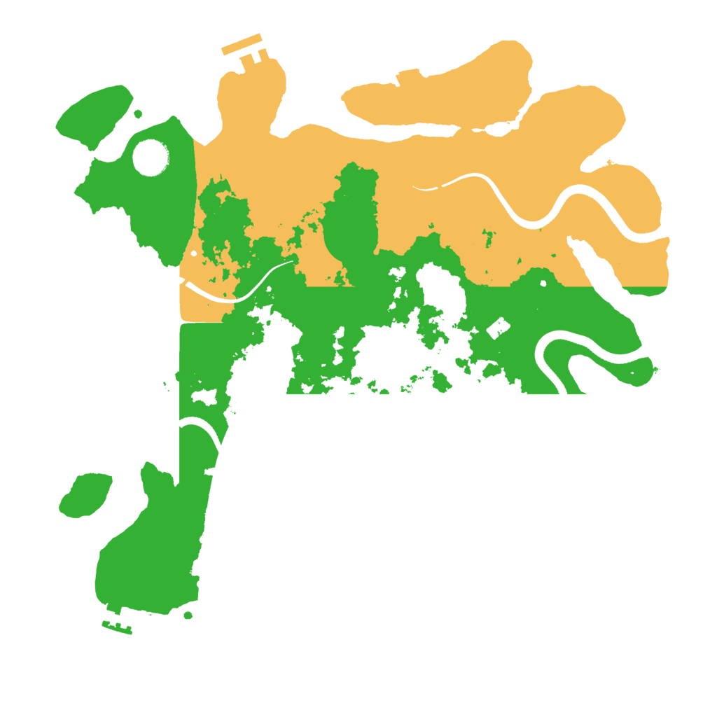 Biome Rust Map: Procedural Map, Size: 3500, Seed: 1915965572