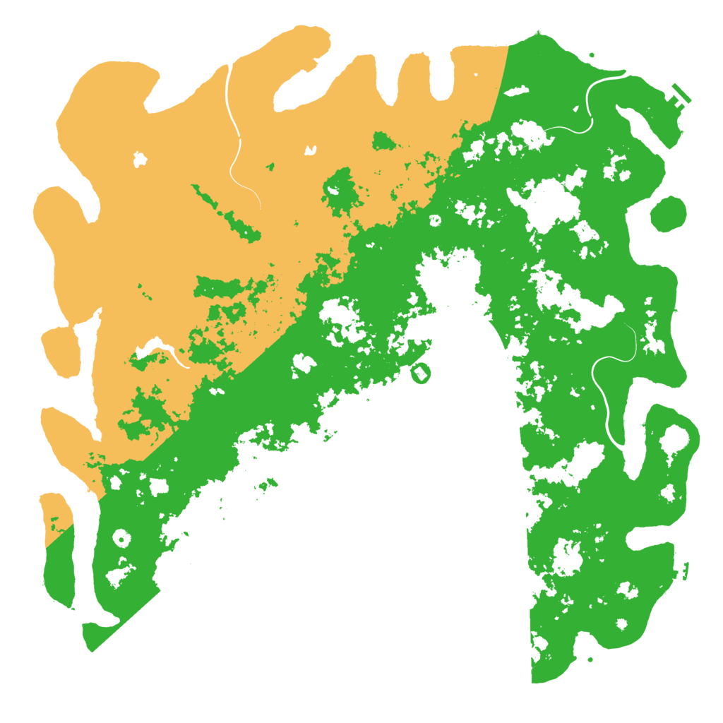 Biome Rust Map: Procedural Map, Size: 6000, Seed: 652020