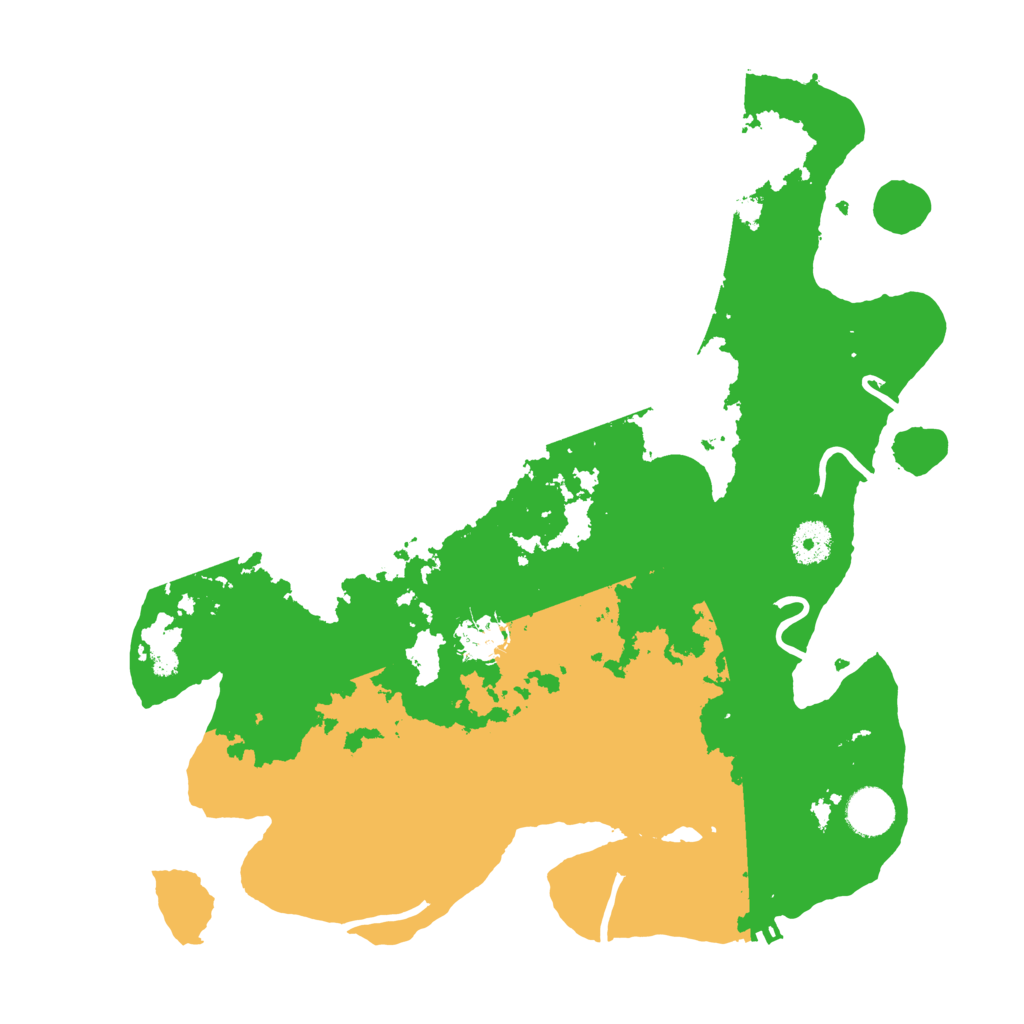 Biome Rust Map: Procedural Map, Size: 3700, Seed: 236127584