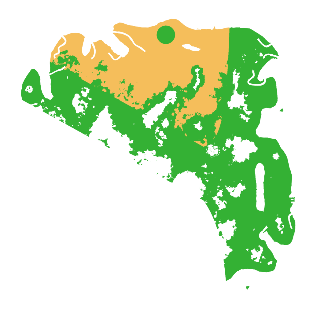 Biome Rust Map: Procedural Map, Size: 4500, Seed: 1558591650