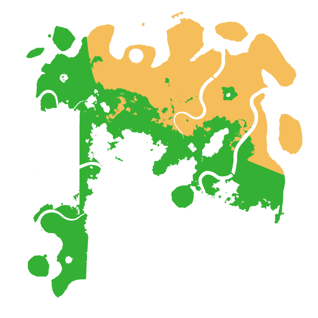 Biome Rust Map: Procedural Map, Size: 3900, Seed: 3698753