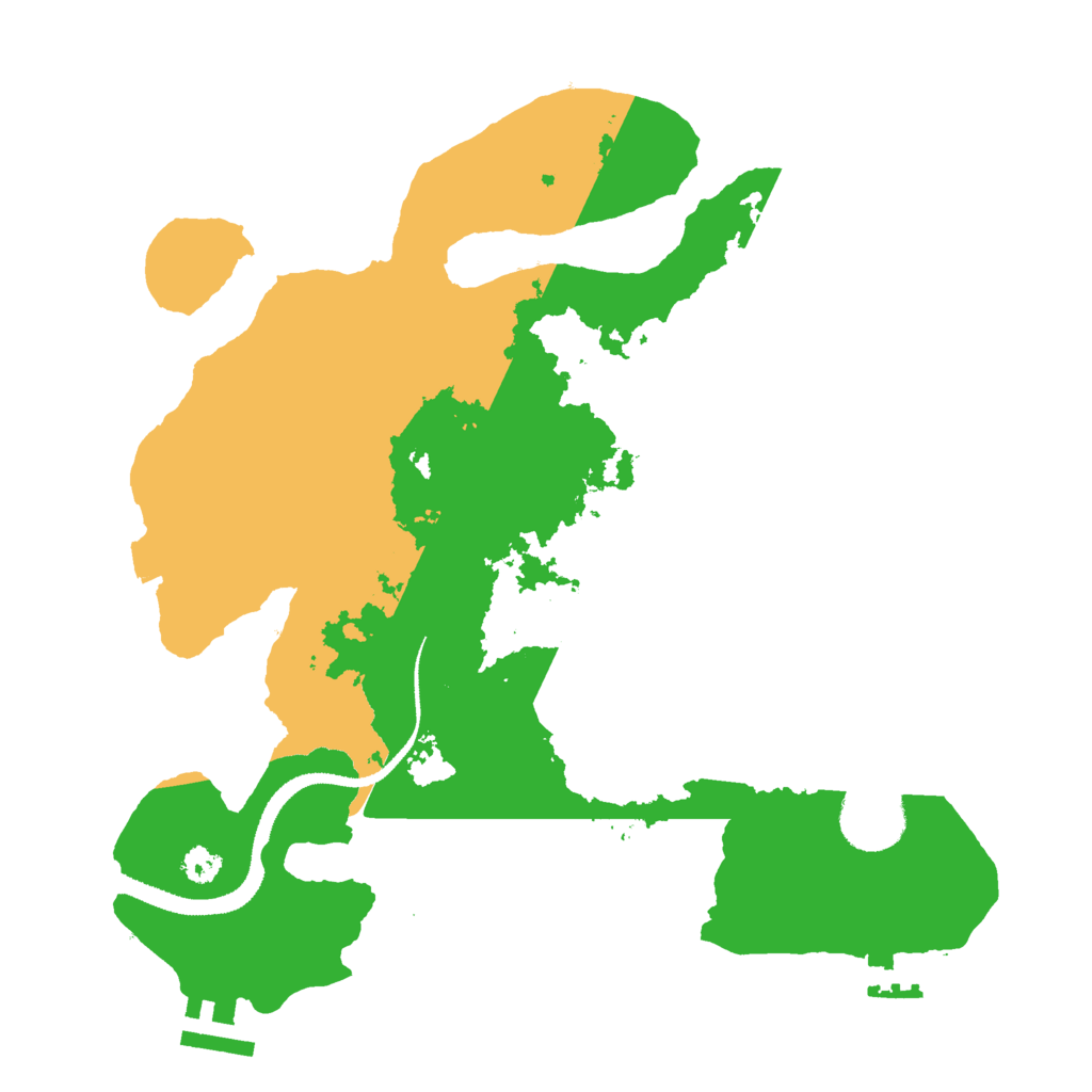 Biome Rust Map: Procedural Map, Size: 3000, Seed: 743969152