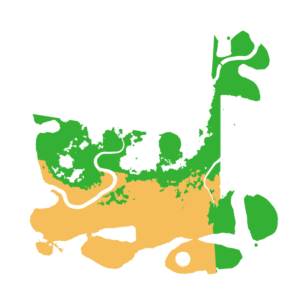 Biome Rust Map: Procedural Map, Size: 3500, Seed: 1840816719