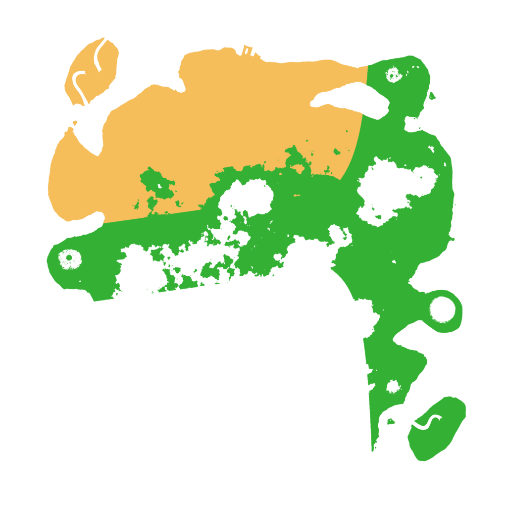 Biome Rust Map: Procedural Map, Size: 3500, Seed: 1449860443
