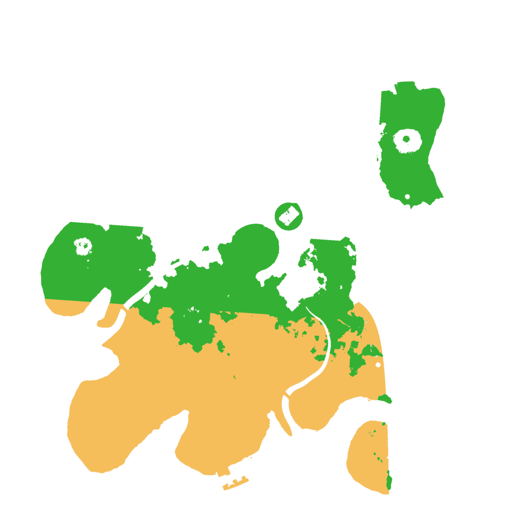 Biome Rust Map: Procedural Map, Size: 3000, Seed: 11297