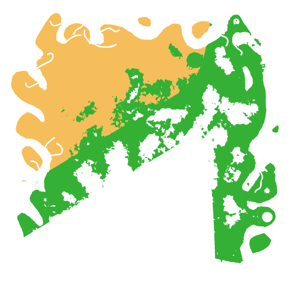 Biome Rust Map: Procedural Map, Size: 5000, Seed: 202211201