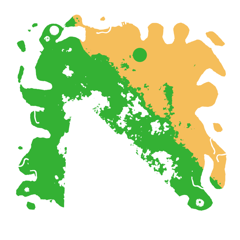 Biome Rust Map: Procedural Map, Size: 4500, Seed: 585962797