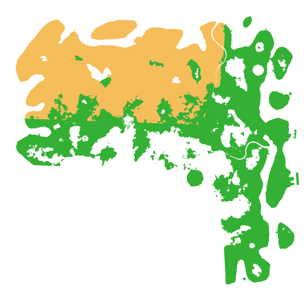 Biome Rust Map: Procedural Map, Size: 5000, Seed: 1347535533