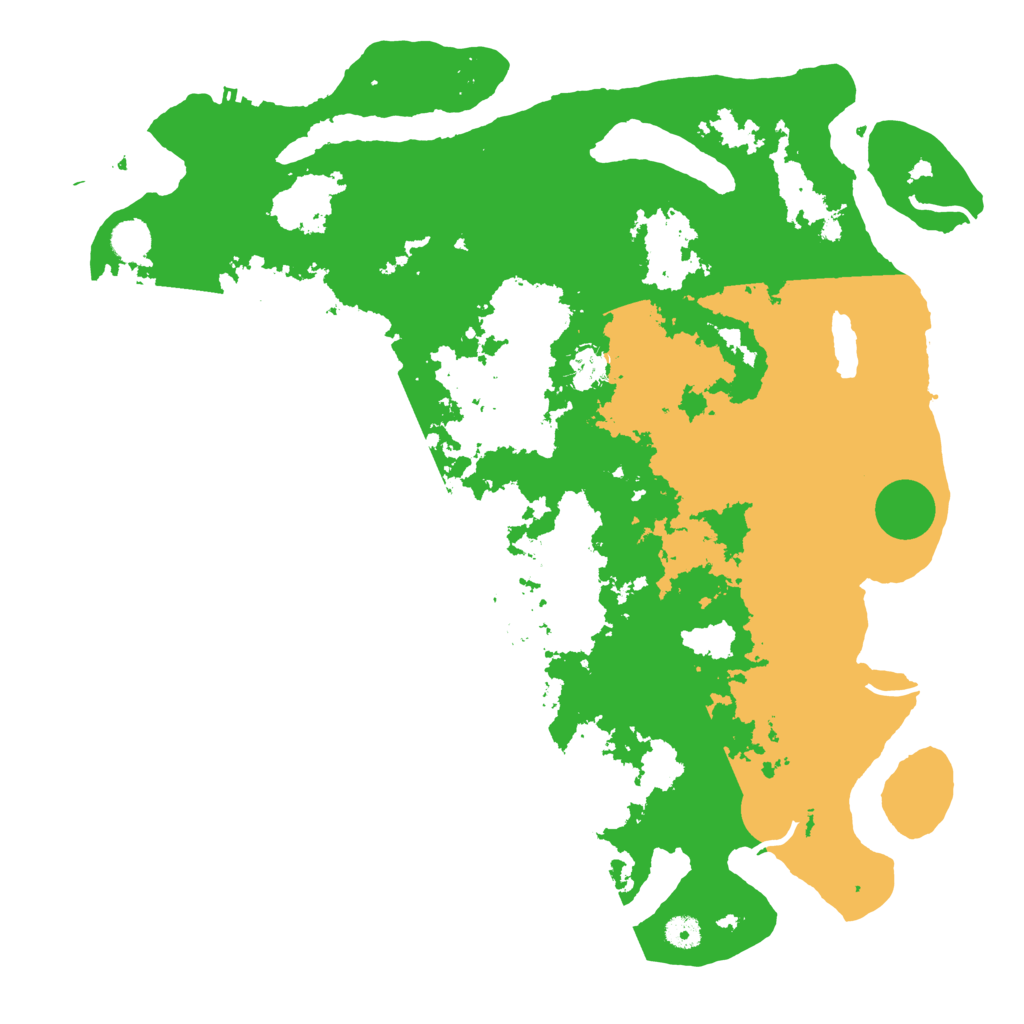 Biome Rust Map: Procedural Map, Size: 4500, Seed: 1825977116
