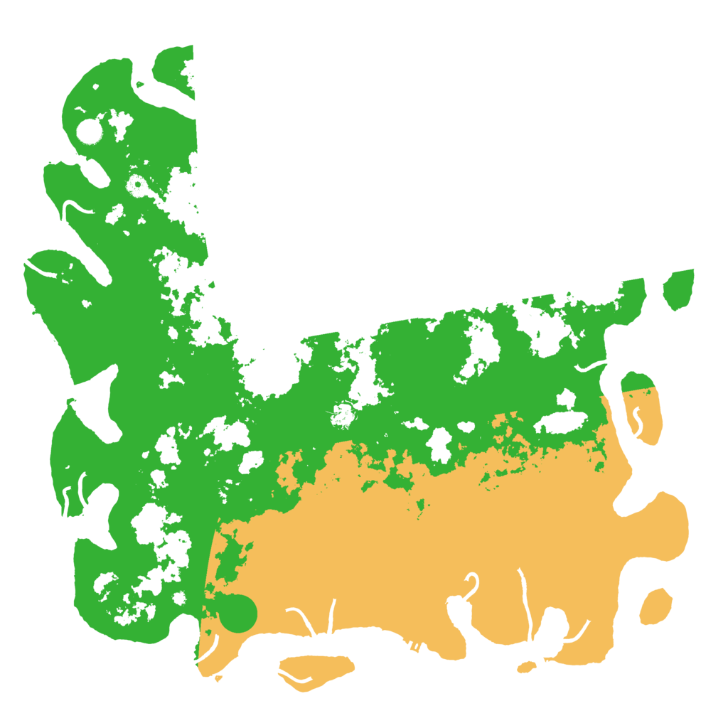 Biome Rust Map: Procedural Map, Size: 5000, Seed: 17288923