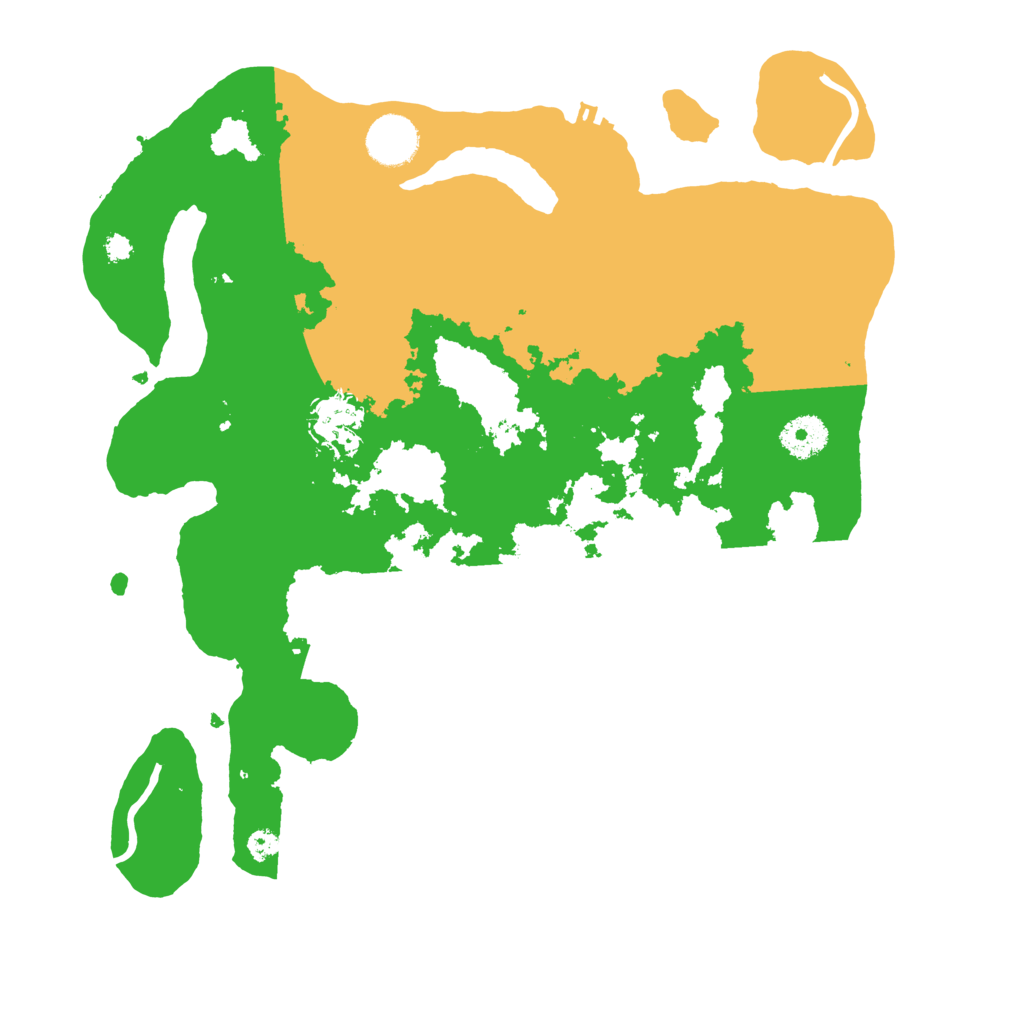 Biome Rust Map: Procedural Map, Size: 3500, Seed: 56456745