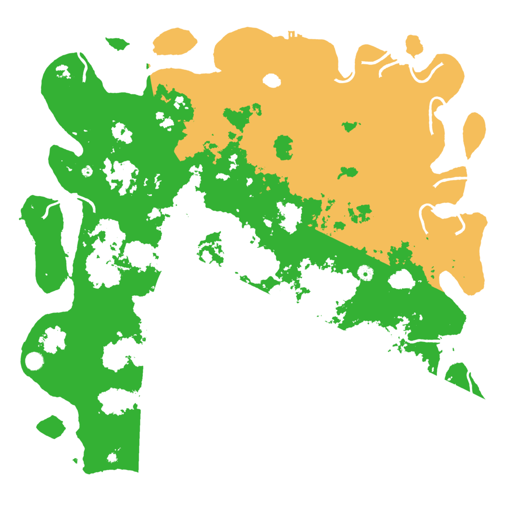 Biome Rust Map: Procedural Map, Size: 5000, Seed: 2005818318